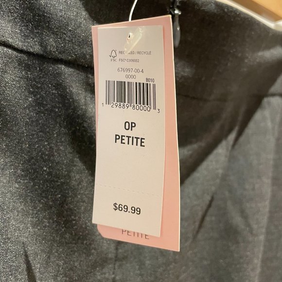 NWT Banana Republic Dark Grey Pencil Skirt 0P - Picture 4 of 4